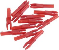 Nocks de flèches de tir à l'arc en carbone rouge promotionnels d'usine, 5,2 mm, à remplacement par broche, pour tir à l'arc classique et chasse