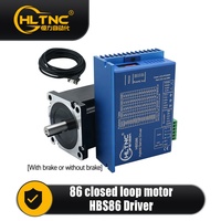 Moteur pas à pas hybride HLTNC NEMA 34 à boucle fermée 8,5 Nm et kit HBS86 pour des opérations à haute efficacité