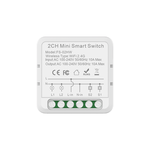 Module d'interrupteur mural WiFi universel ESP32 avec éclairage coloré, courant maximal 16A, compatible Alexa - Product Image 6