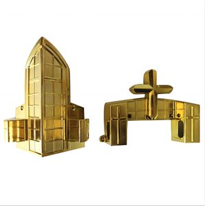 Похоронная шкатулка гроб пластиковый гроб угловая Модель 12 #-B - Product Image 1