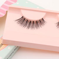 Extensions de cils en cheveux naturels, faux cils faits à la main, bande transparente invisible, auto-adhésifs, réutilisables, bande complète, personnalisables