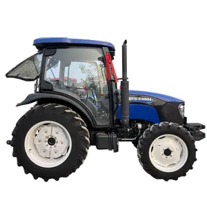 second hand LOVOL with cab combine harvesters 80 HP tractors lovol tractors 4x4 agriculture equipments