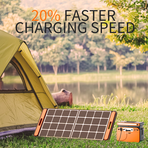 แบตเตอรี่ลิเธียมไอออน LiFePo4 500W สำหรับเก็บพลังงานสำรอง พร้อมระบบชาร์จไร้สาย เครื่องกำเนิดพลังงานแสงอาทิตย์แบบพกพา - Product Image 4