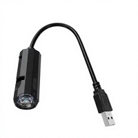 Projecteur USB étoiles et lune, lampe de projection LED à intensité variable pour chambre à coucher et hôtel