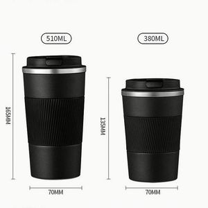 Vente en gros de tasses à café à double paroi, isolées sous vide, en acier inoxydable, pour les voyages, 380 ml et 510 ml, à prix avantageux - Product Image 6