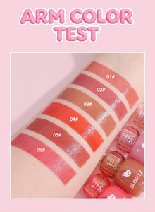 MLM custom Waterproof Non Transfer <b>Lip</b> Glaze 6 Shades Hydrating Shiny Fine Glitter Vegan <b>Lip</b> Gloss For Women vegan <b>lip</b> gloss - Product Image 2