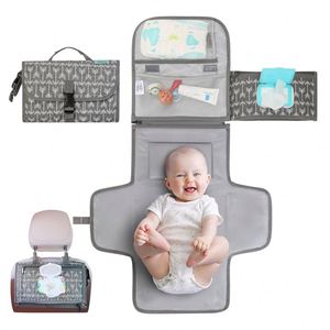 Free sample Custom Portable Baby Diaper <b>Changing</b> Pad Cover Foldable Baby Portable Diaper <b>Bag</b> <b>Changing</b> Mat - Product Image 2