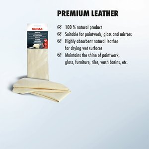 Chiffon de soin du cuir de qualité supérieure, 1 pièce, microfibre ultra douce pour un nettoyage et un polissage délicats du cuir automobile - Product Image 2