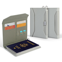 Porte-passeport et porte-cartes de luxe personnalisés pour cadeaux d'entreprise promotionnels en gros