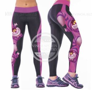 Venta al por mayor de sublimación de encargo de cintura alta sexy pantalones de yoga para mujer fabricante Sialkot Vinor deportes - Product Image 1