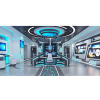 Bureaux de salle de contrôle industrielle et de centre de commande de sécurité Kehua Fuwei pour la maison et le bureau modernes - Conception modulaire en acier inoxydable