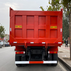 HOWO 371 6x4 <span class=keywords><strong>E2</strong></span> tipper Dump Truck đỏ sử dụng giá rẻ chất lượng cao để bán trong UAE - Product Image 6