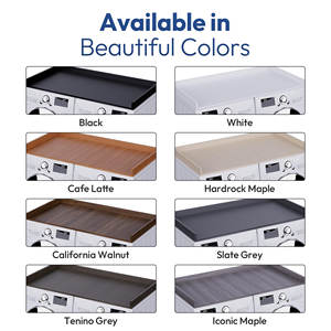 卸売ウッドバニティトップ洗濯機と乾燥機カウンタートップランドリーカウンタートップ木製洗濯機と乾燥機トッパー棚洗濯機トレイ - Product Image 6