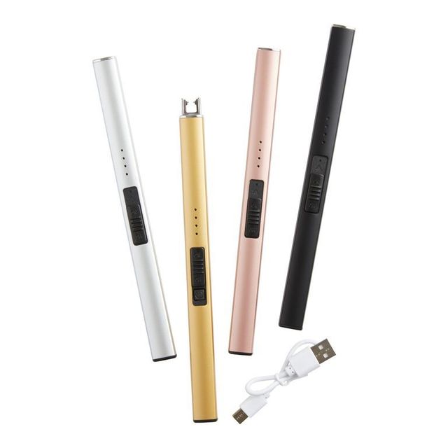 Wholesale Rechargeable USB C Plasma Arc Lighter Electric Gas Lighter for Kitchen Luxury Candle Lighter Bulk Electronic Lighters