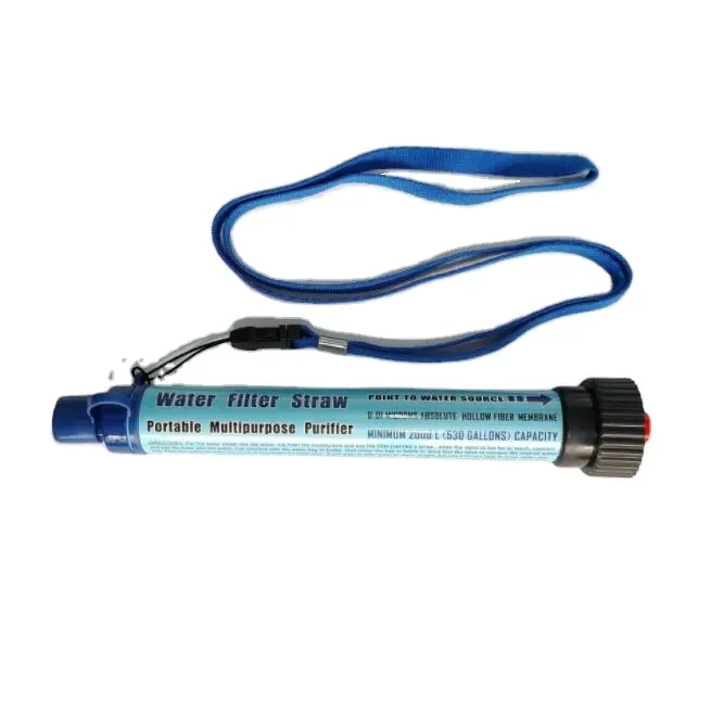 Emergency Survival Water Straws - Personal Water Filter for Camping, Hiking, Travel, Biking
