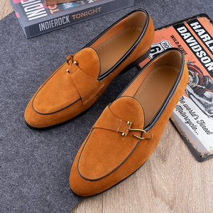 Wholesale Men's Pointed Toe Loafers <b>Height</b> <b>Increasing</b> Elegant Office Daily Slip-On Comfortable Business Casual Shoes - Product Image 5