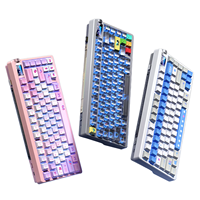 AULA Nova75 Pro Wireless Mechanical Gaming Keyboard Smart TFT Screen CNC Knob Gasket Hot Swappable RGB Tri Mode 10000mAh Custom