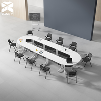 Table Pliante de Bureau, Table de Conférence Modulable, Table de Réunion Moderne, Table de Formation, Bureau de Réunion