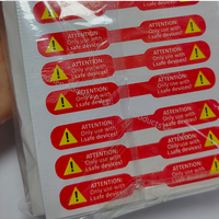 Haute Adhésif Auto-Adhésif Câble Étiquette Papier Étanche Enroulement Fil Colle Pliant pour Réseau Données Câble Étiquette