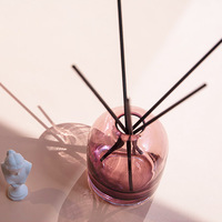 Bouteille réutilisable en verre de luxe d'arome de diffuseur de parfum avec le bouchon à vis 200 ml 400 ml