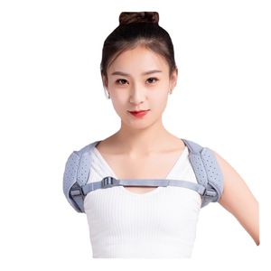 Azhengren Chapter Posture Corrector <b>Brace</b> Xxs-Xl Gray And White <b>Back</b> Support Hunchback Correction Belt - Product Image 1
