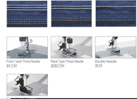 Machine à coudre à double aiguille SK3900D, haute qualité, pour chemise
