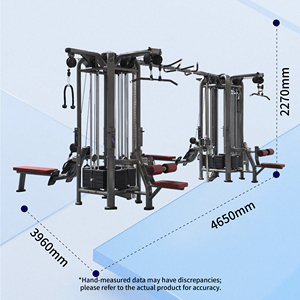 Equipo de Fitness Más Vendido Máquina de Gimnasio Multiestación de 8 Posiciones Crossover y Jungla de Cables para 8 Estaciones - Product Image 4