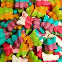 Vente directe d'usine, bonbons gélifiés halal à la saveur de fruits mélangés en forme de crocodile