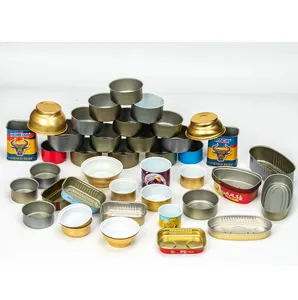 Empty Metal Tin Cans Manufacturers Wholesale High Quality Empty Meat Seafood Vegetables And Fruits Metal Food Tin Can For Canned Food Packing