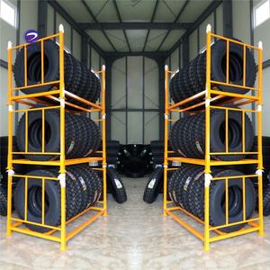 Scaffale di stoccaggio smontabile del tessuto del magazzino della gomma del tubo vuoto quadrato del metallo - Product Image 4