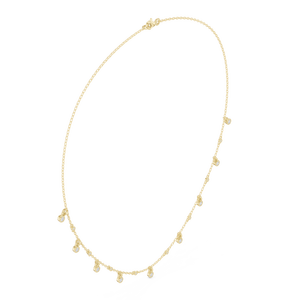 Collar con Colgante de Diamantes Engastados en Bisel, Diseño Clásico y Elegante, para Mujer, Disponible a Precio de Mayoreo - Product Image 2