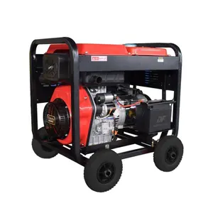 Excalibur Portable 3kw 4kw 5kw 6kw 7kw 7.5kva 8kw 8.5kw 9kw 10kw AC Single Phase Open Frame Diesel Generator With Wheels