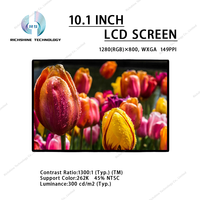 Écran LCD industriel Richshine G101EVN01.0 10,1 pouces LVDS 40 broches noir AUO 1280x800 WXGA IPS 45% NTSC, neuf, garantie 1 an