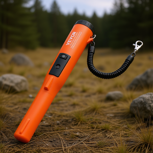    Detector de Metales Portátil Impermeable IP68 para Caza, Pinpointer con Correa Flexible, Sonda Detectora de Metales Naranja para - Product Image 2