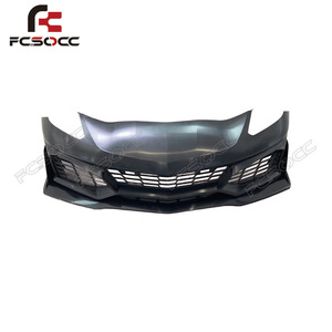 pour <span class=keywords><strong>Chevrolet</strong></span> <span class=keywords><strong>Corvette</strong></span> C7 ZR1 Style voiture pare-chocs Kit carrosserie pare-chocs avant lèvre Bodykit voiture accessoires - Product Image 2