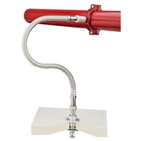 Tuyau flexible pour sprinkler FM UL, en acier inoxydable tressé, en métal corrugué, pour système de sprinkler automatique