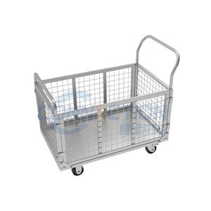 वेल्डेड स्टील फोल्डेबल कंटेनर लोडिंग सिस्टम 2 यूरो ced धातु पैलेट फोल्डेबल रोल पैलेट स्टॉक पिंजरे ट्रॉली भंडारण - Product Image 4