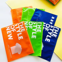 Sacs en plastique CPE pour vêtements, sacs en plastique givrés biodégradables, sacs refermables à fermeture éclair, emballage avec logo personnalisé, fabriqués par Unione Factory