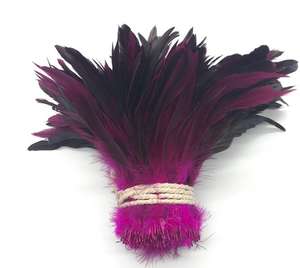 Venta al por mayor atado de moscas de pesca 6-8 pulgadas (15-20cm) plumas de gallo de <span class=keywords><strong>pollo</strong></span> de colores naturales para manualidades Diy - Product Image 5