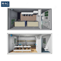 Modules de conteneurs détachables, bureaux en conteneurs, bâtiments prêts à l'emploi, hôtels, maisons préfabriquées modulaires à vendre