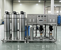 Station de traitement d'eau par osmose inverse en acier inoxydable pour la purification de l'eau pure industrielle