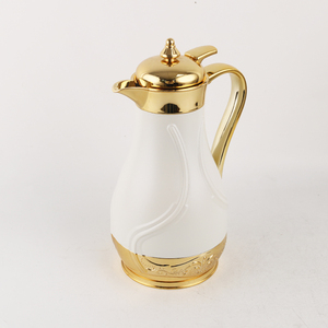 กระติกน้ำสุญญากาศแบบอาหรับหรูหรา ขนาด 1 ลิตร พร้อมปลอกพลาสติกและแก้วด้านใน สำหรับ<span class=keywords><strong>กาแฟ</strong></span>แบบดัลลาห์ ขายส่ง - Product Image 4