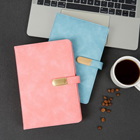 Cuaderno A5 de Diseño de Alta Gama con Cubierta Extra Gruesa de Cuero Sintético Suave, Estilo Ejecutivo Minimalista y Elegante con Cierre Magnético