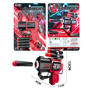 Pistola de Juguete de Bolas Blandas Roja y Negra, Juguete de Plástico para Juegos de Disparos para Niños - Product Image 6