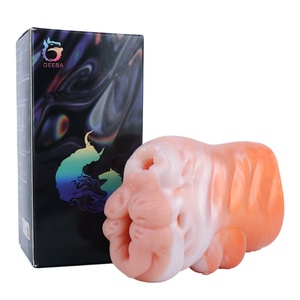 GEEBA Fantasy Animal Vaginal Male <b>Masturbator</b> New Silicone Soft Pockrt Pussy Stroker Penis Exerciser Realistic Textued Sex Toys - Product Image 6