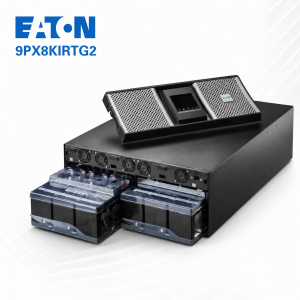 UPS Real 9PX8KIRTG2 <span class=keywords><strong>Eaton</strong></span> <span class=keywords><strong>9PX</strong></span> Gen2 Netpack 8000VA 8000W Rack/Torre 3U con Tarjeta de Red Gigabit Incluida y Kit de Montaje en Rack - Product Image 1
