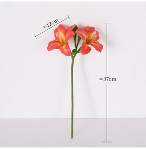 Flor de lirio de seda artificial al por mayor para fiesta en casa Hotel boda decoración mesa Centro pieza - Product Image 6