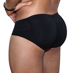 Men Body Shapers Hip Lifter <b>Builder</b> Ass Black Padded Panties Elastic Underwear Male Plus Size S-6XL - Product Image 2