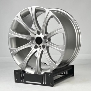 <span class=keywords><strong>Jantes</strong></span> GPWLGZJ Style 166 5x120 19 pouces, 10 branches, alliage argenté, pour voitures de course <span class=keywords><strong>BMW</strong></span> <span class=keywords><strong>M5</strong></span> M6 E46 <span class=keywords><strong>E60</strong></span> E61 E63 E64 - Product Image 2
