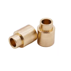 Procesamiento automático de torno Manga de latón Manga de cobre con brida hueca Torneado Accesorios de hardware personalizados Directo DE LA India - Product Image 1